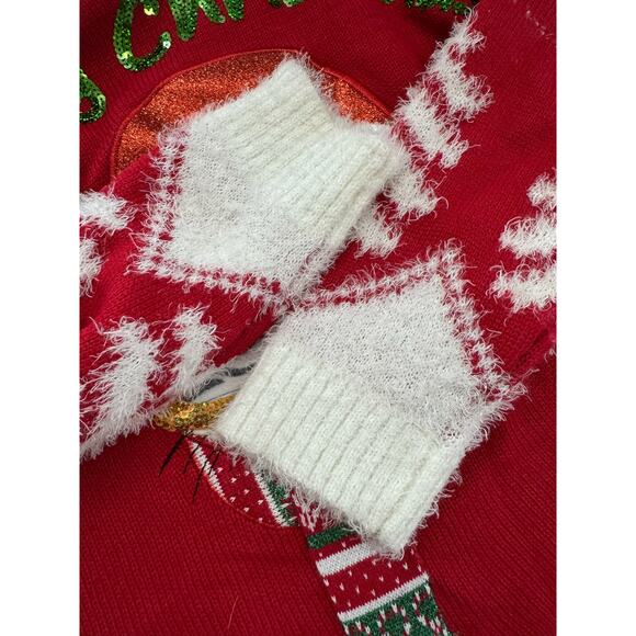 Celebrate Together Ugly Cute Christmas sweater - Meowy Christmas Kitty Size L - Picture 4 of 8